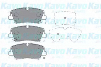 KAVO PARTS bp3058 -  Комплект тормозных колодок, дисковый тормоз